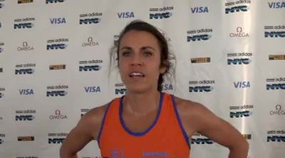 Alissa McKaig Pre Trials Tune up in 5k at 2012 adidas Grand Prix