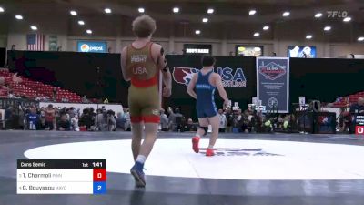 65 kg Cons Semis - Tyson Charmoli, Pinnacle Wrestling Club vs Gabriel Bouyssou, Mayo Quanchi Wrestling Club