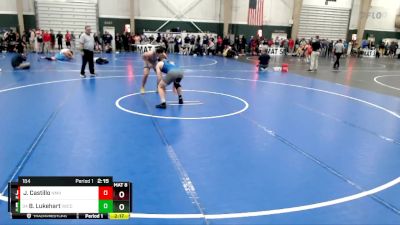 184 lbs Cons. Round 5 - Bruce Lukehart, Iowa Western Community College vs Jacob Castillo, New Mexico Highlands