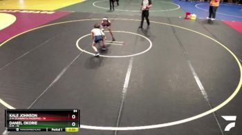 84 lbs Semis (4 Team) - Daniel Okorie, K-M vs Kale Johnson, Z-M (Zumbrota/Mazeppa)