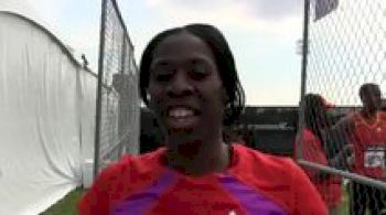 Francena McCorory PR in NYC  2012 adidas Grand Prix interview