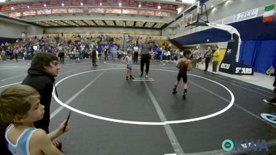 43 lbs Consi Of 8 #2 - Jose Rosas Jr., OKC Saints Wrestling vs Kohen Wolfe, Division Bell Wrestling