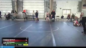 72 lbs Round 6 (8 Team) - Maddox Mehalic, All American vs Luke Bucheimer, Terps Xtreme
