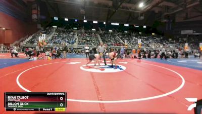 4A-220 lbs Quarterfinal - Dillon Glick, Thunder Basin vs Ryan Talbot, Star Valley