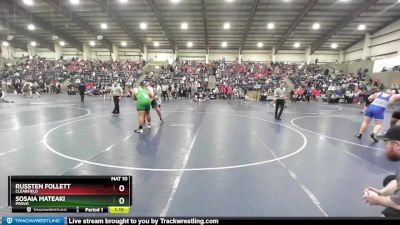 288 lbs Champ. Round 2 - Russten Follett, Clearfield vs Sosaia Mateaki, Provo