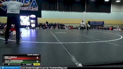 113 lbs Champ. Round 2 - Cale Vandermark, Moen Wrestling Academy vs Eric Casula, Oklahoma