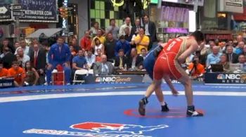 55 lbs match Sam Hazewinkel USA vs. Artas Sanaa Russia