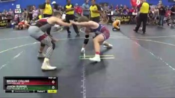 170 lbs Round 3 (6 Team) - Broedy Collins, Team Iowa Red vs Jaxon Burpee, Peer Pressure Elite