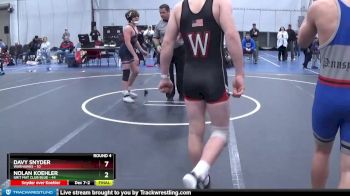 140 lbs Round 4 (6 Team) - Brock Frable, Grit Mat Club Blue vs Izaac Robertucci, Warhawks