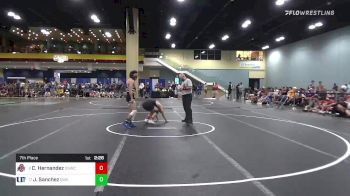 133 lbs 7th Place - Caleb Hernandez, Ohio State WC vs Jesus Sanchez, Dubuque WC