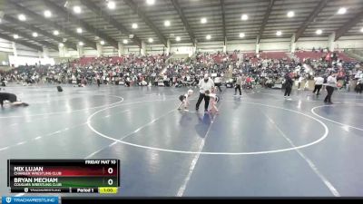 55 lbs Champ. Round 1 - Bryan Mecham, Cougars Wrestling Club vs Mix Lujan, Charger Wrestling Club