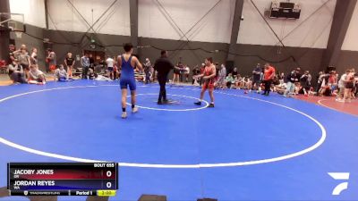 132 lbs Cons. Round 2 - Jacoby Jones, OR vs Jordan Reyes, WA