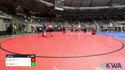 Consi Of 8 #2 - Beau Collins, Bridge Creek Youth Wrestling vs Wyatt West, Woodland Wrestling Club