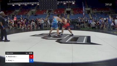 285 lbs Rnd Of 64 - Aiden McGinnis, Idaho vs Connor Aney, Washington