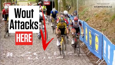 Wout Van Aert Attacks Here: The Kemmelberg in Gent-Wevelgem