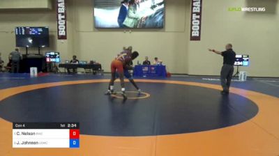 67 kg Con 4 - Chase Nelson, Bison Wrestling Club vs Jamel Johnson, Marines