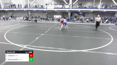 141 lbs Round Of 32 - Zack Zeamer, Lock Haven University vs Ethan Szerencsits, American University