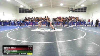 144 lbs Cons. Round 3 - Jayden Haygood, St. Francis vs Dominik Rojas, Cabrillo