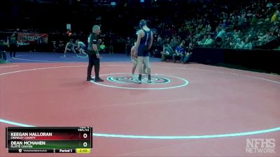 150-2A Champ. Round 1 - Dean McMahen, Platte Canyon vs Keegan Halloran, Crowley County