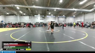 285 lbs Cons. Round 2 - Edgar Hernandez, Dodge City vs Dontae Dixson, Cheyenne South