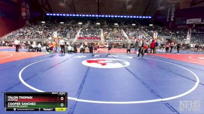 3A-150 lbs Champ. Round 1 - Talon Thoman, Riverton vs Cooper Sanchez, Burns/Pine Bluffs