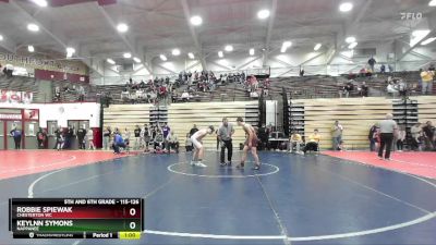 115-126 lbs Semifinal - Keylnn Symons, NAPPANEE vs Robbie Spiewak, Chesterton WC