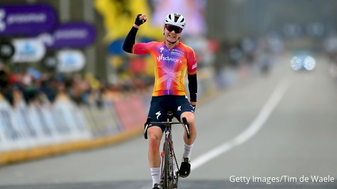 Kopecky Becomes Second Woman To Win Tour Of Flanders In Back-To-Back Years