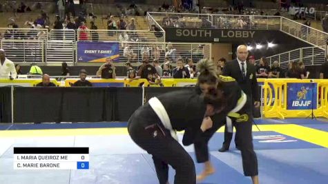 INGRYD MARIA QUEIROZ MENDES DE M vs CASSANDRA MARIE BARONE 2024 Pan Jiu Jitsu IBJJF Championship
