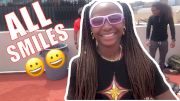 Twanisha Terry ALL SMILES At Texas Relays