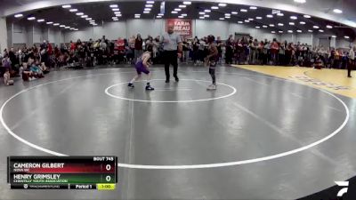 59 lbs Quarterfinal - Cameron Gilbert, Nova WC vs Henry Grimsley, Chantilly Youth Association