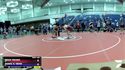 182 lbs Cons. Round 4 - Brock Trevino, MI vs Sedeeq Al Obaidi, IL