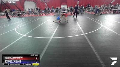 87 lbs Cons. Semi - Johnathan Marth, Ringers Wrestling Club vs Zander Mueller, Mollitium Wrestling Club