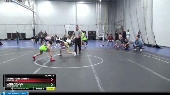 80 lbs Round 2 (6 Team) - Christian Wirts, River WC vs Caden Codd, Headhunters