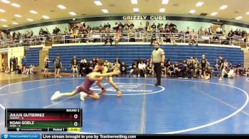 80 lbs Round 2 (4 Team) - Noah Goelz, Avon vs Julius Gutierrez, Hobart