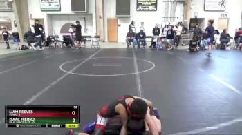 52 lbs Round 7 (8 Team) - Liam Reeves, POWA vs Isaac Hierro, PA Alliance Blue