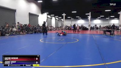 114 lbs Quarters & 1st Wb (16 Team) - Jacob Woehr, Texas vs Aiden West, Georgia