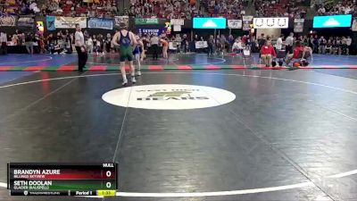 AA - 145 lbs Champ. Round 1 - Seth Doolan, Glacier (Kalispell) vs Brandyn Azure, Billings Skyview