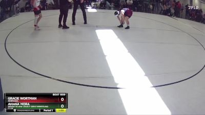 118 lbs Cons. Round 3 - Aviana Mora, Grand Island Legacy Girls Wrestling Club vs Gracie Wortman, Nebraska