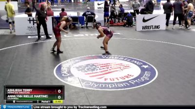 152 lbs Cons. Semi - Annilynn Rielle Martinez, California vs Ashliegh Terry, Morro Bay Wrestling