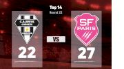 2023 CA Brive vs Stade Francais