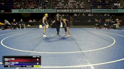 155 lbs Champ. Round 2 - Molly Keller, Emory & Henry vs Bella Mir, Iowa