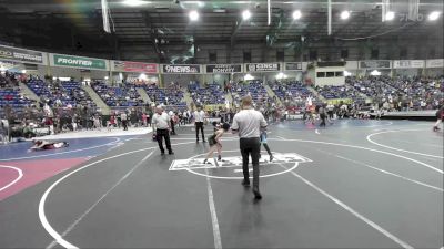 66 lbs Round Of 16 - Adrian Martinez, Antonito Youth Wrestling vs Lawson Bady, Bear Creek Jr. Wrestling