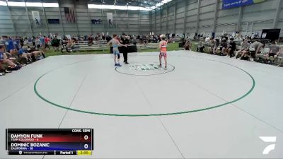 113 lbs 4th Wrestleback (16 Team) - Damyon Funk, Team Colorado vs Dominic Bozanic, California