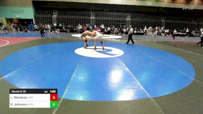 190 lbs Round Of 32 - Luis Mendoza, Toppenish vs Kenya Johnson, Sprague