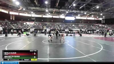 145 lbs Cons. Round 5 - Skyla Cloud, Grace vs Brooklyn Quigg, Walla Walla