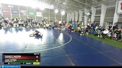 78 lbs Round 2 (4 Team) - Cade Myers, Green River vs Tuckett Waters, South Central Utah