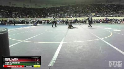 5A-106 lbs Quarterfinal - Brice Martin, Elgin Public Schools vs Kam Hutchison, McAlester