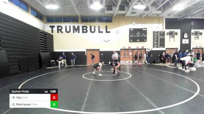 106 lbs Quarterfinal - Samantha Yap, Stamford vs Oscar Rodriquez, Trumbull