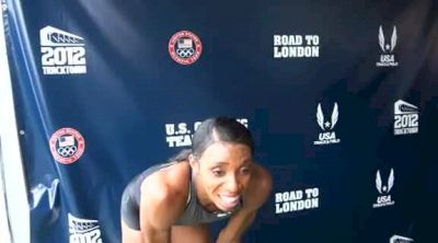 Lashinda Demus looks strong in 400H semi at 2012 US