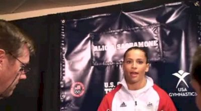 Alicia Sacramone Enjoying Olympic Trials